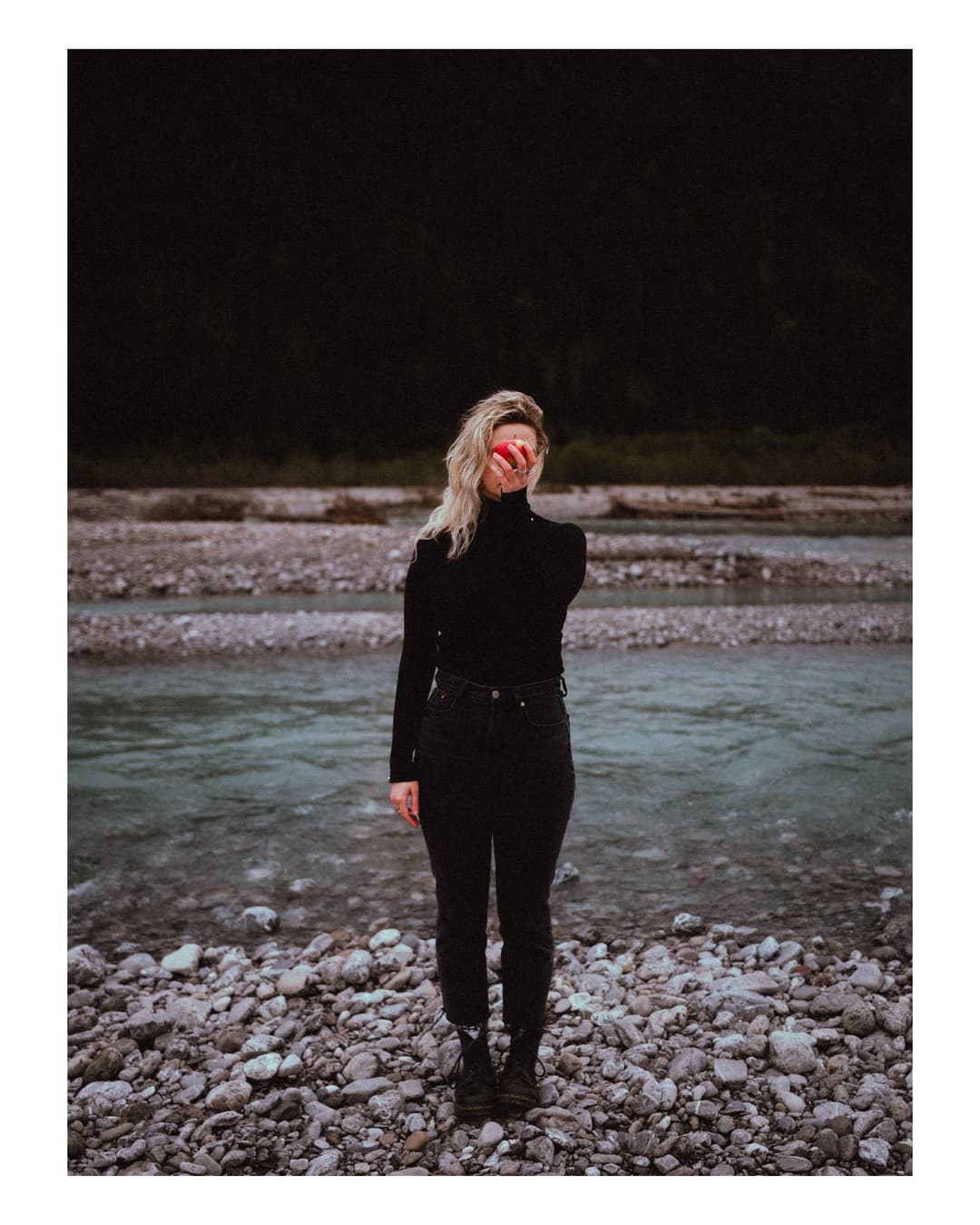 APPLE - editorial, mountains, portrait - photograph 3 of 6 by Marco Meyer, 2023