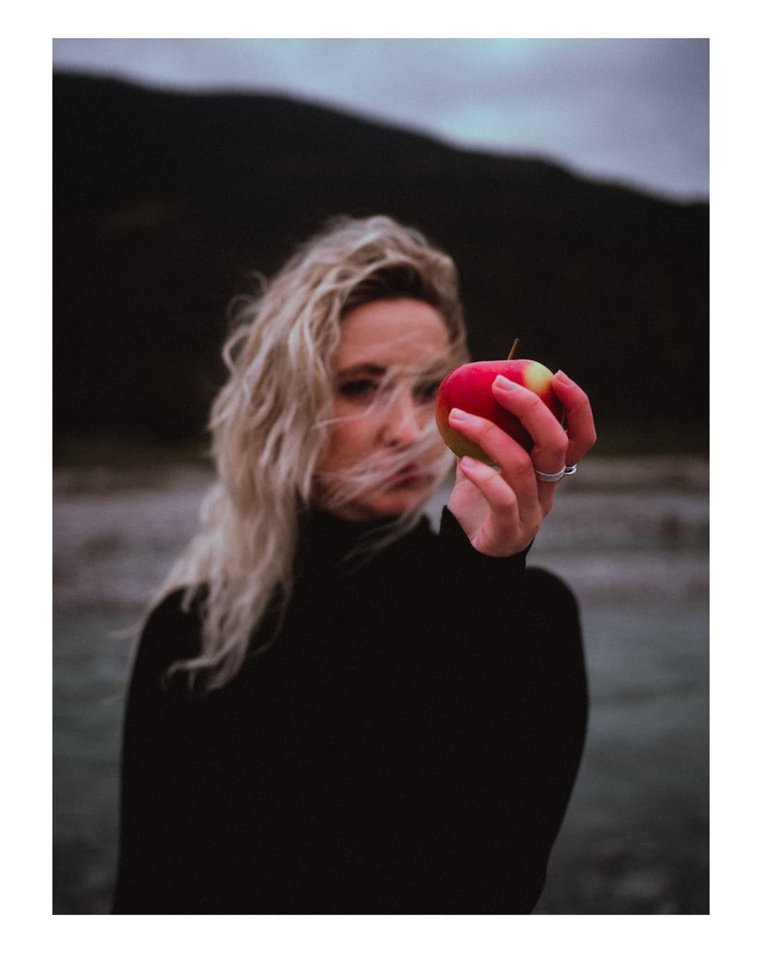APPLE - editorial, mountains, portrait - photograph 6 of 6 by Marco Meyer, 2023