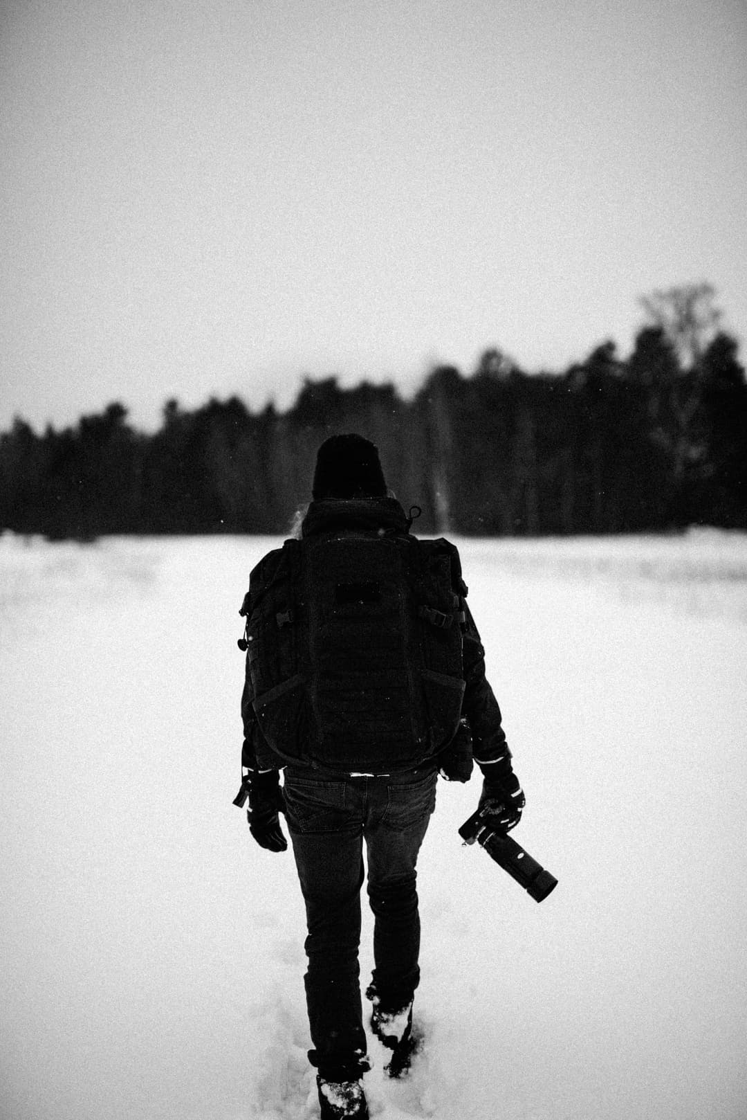 BLACK AND SNOW - b&w, black and white, landscape - photograph 6 of 9 by Marco Meyer, 2023