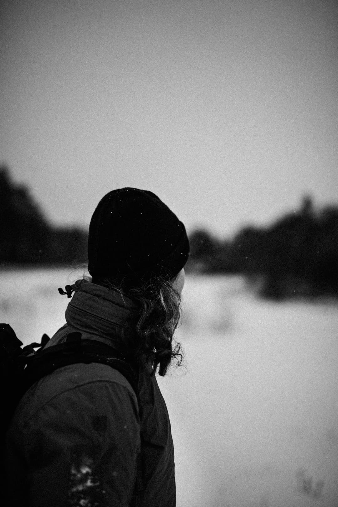 BLACK AND SNOW - b&w, black and white, landscape - photograph 9 of 9 by Marco Meyer, 2023