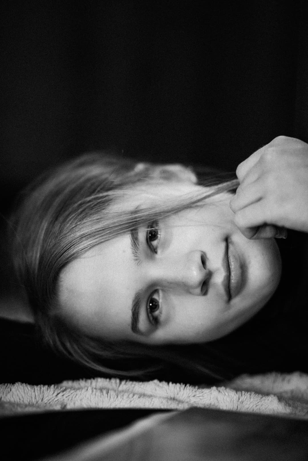 CASUAL LISTENING - available light, bavaria, black and white - photograph 12 of 16 by Marco Meyer, 2020