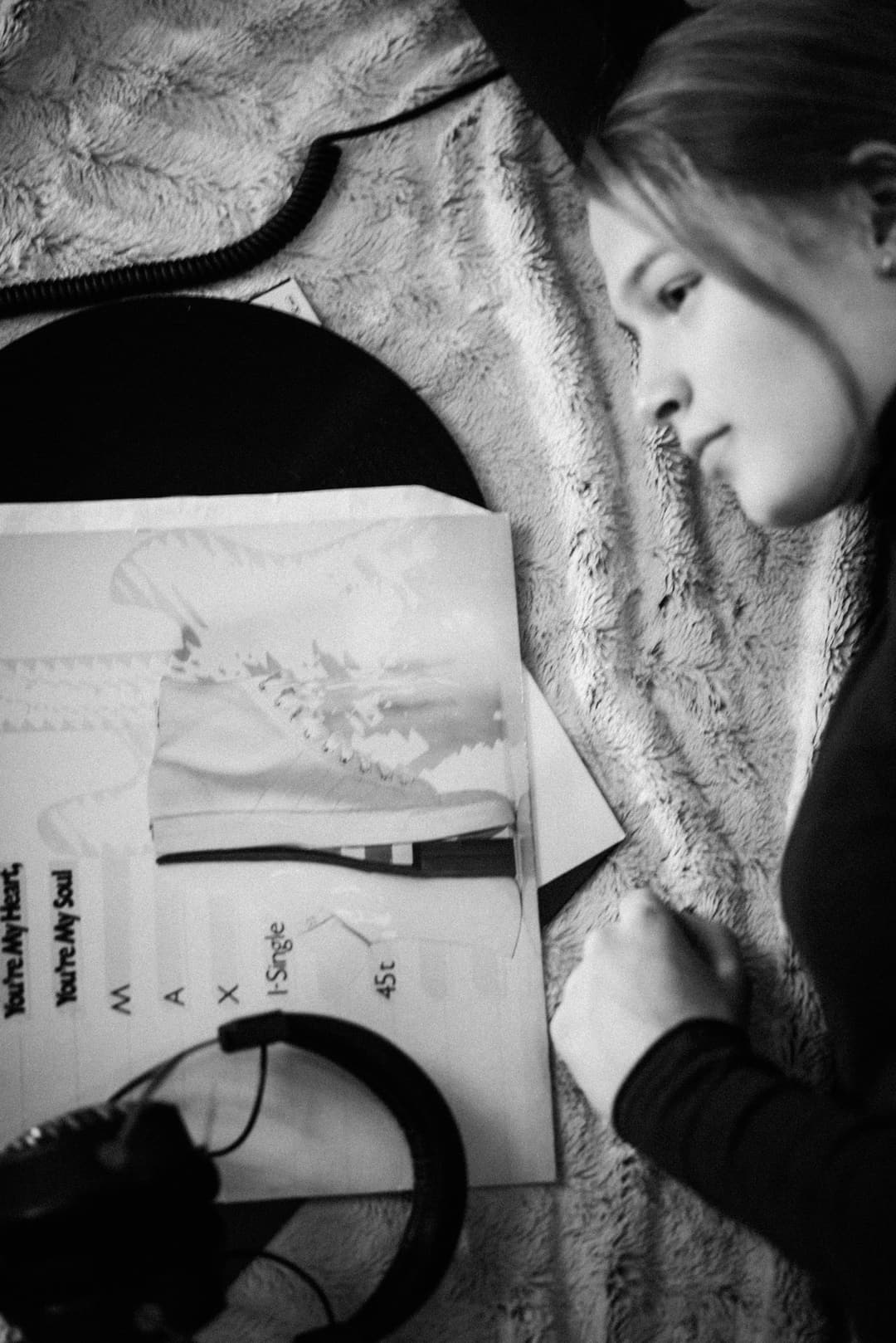 CASUAL LISTENING - available light, bavaria, black and white - photograph 15 of 16 by Marco Meyer, 2020