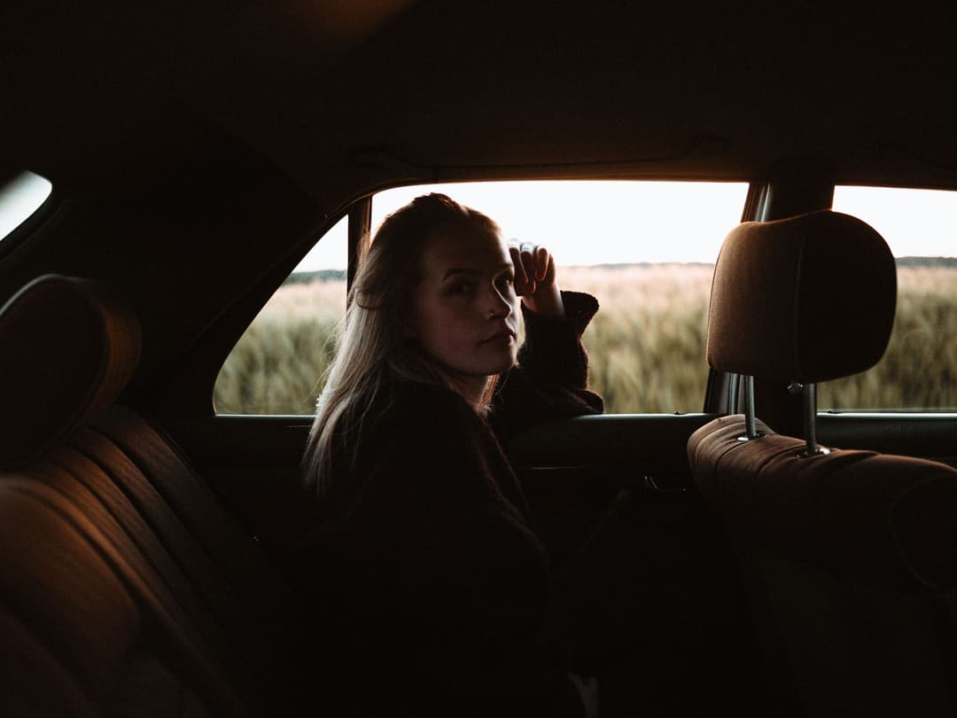 GIRL, CAR, SUNSET - portrait, editorial, outdoor - photograph 3 of 17 by Marco Meyer in Bavaria, Germany, 2025
