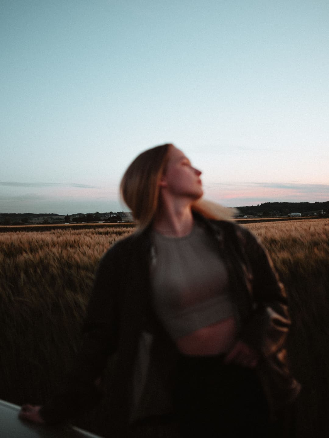 GIRL, CAR, SUNSET - portrait, editorial, outdoor - photograph 7 of 17 by Marco Meyer in Bavaria, Germany, 2025