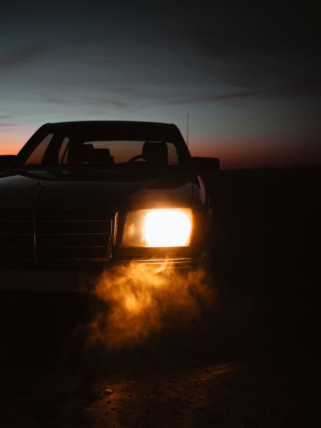 GIRL, CAR, SUNSET - portrait, editorial, outdoor - photograph 15 of 17 by Marco Meyer in Bavaria, Germany, 2025