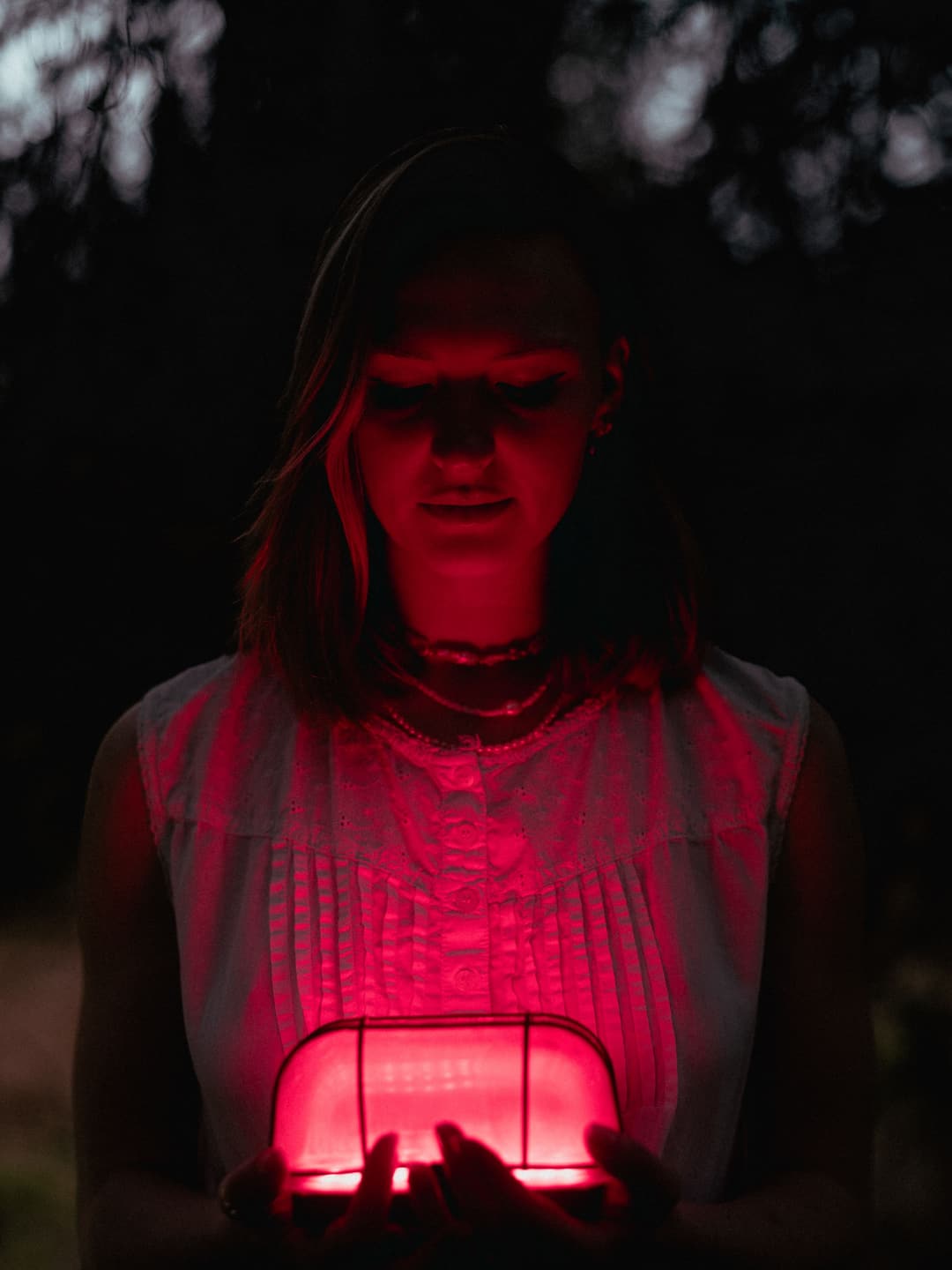 LOOK AT ME - dark, editorial, forest - photograph 6 of 9 by Marco Meyer, 2023