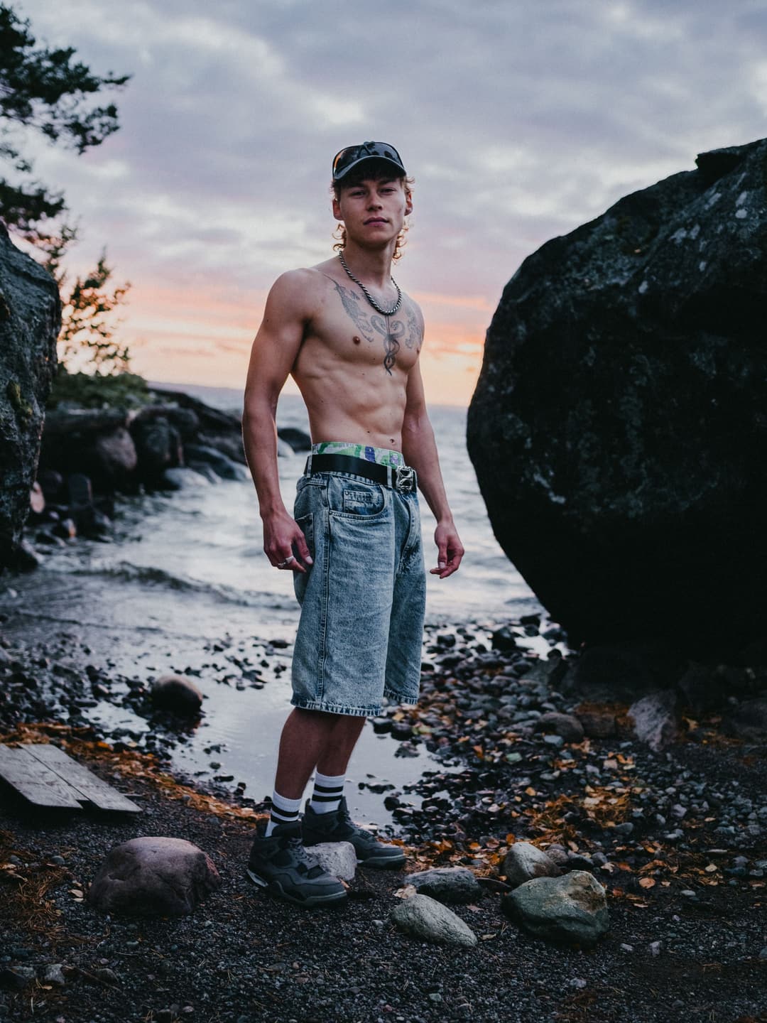 Sweden lake - portrait, editorial, male model - photograph 4 of 26 by Marco Meyer in Tived, Sweden, 2026