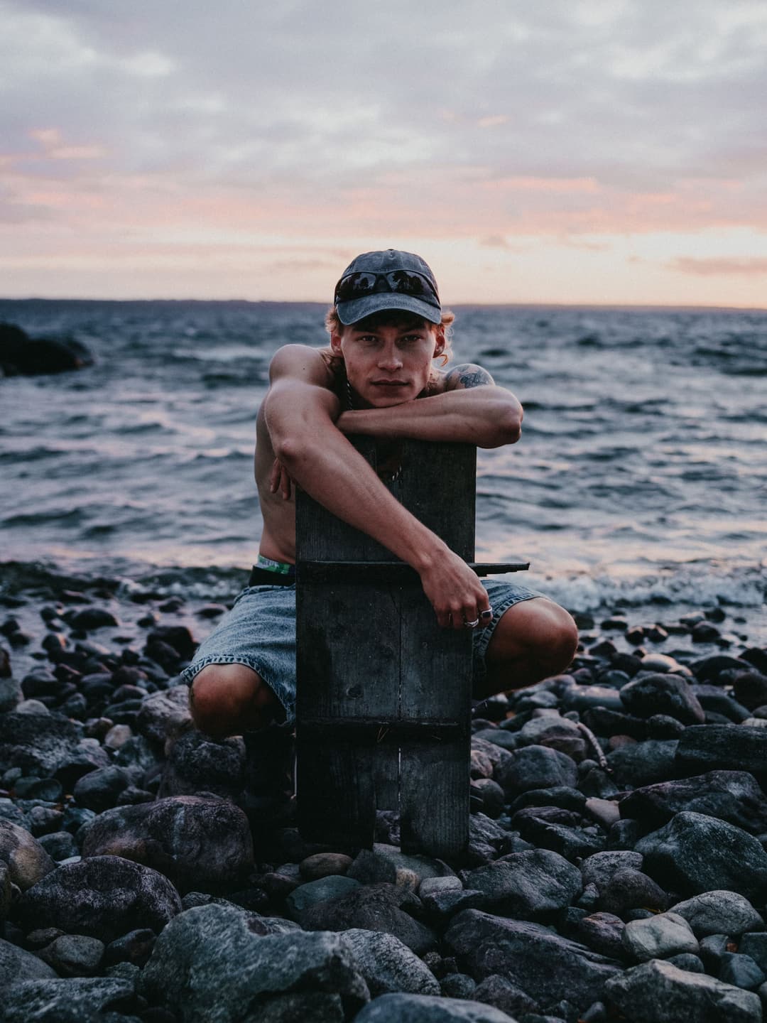Sweden lake - portrait, editorial, male model - photograph 6 of 26 by Marco Meyer in Tived, Sweden, 2026