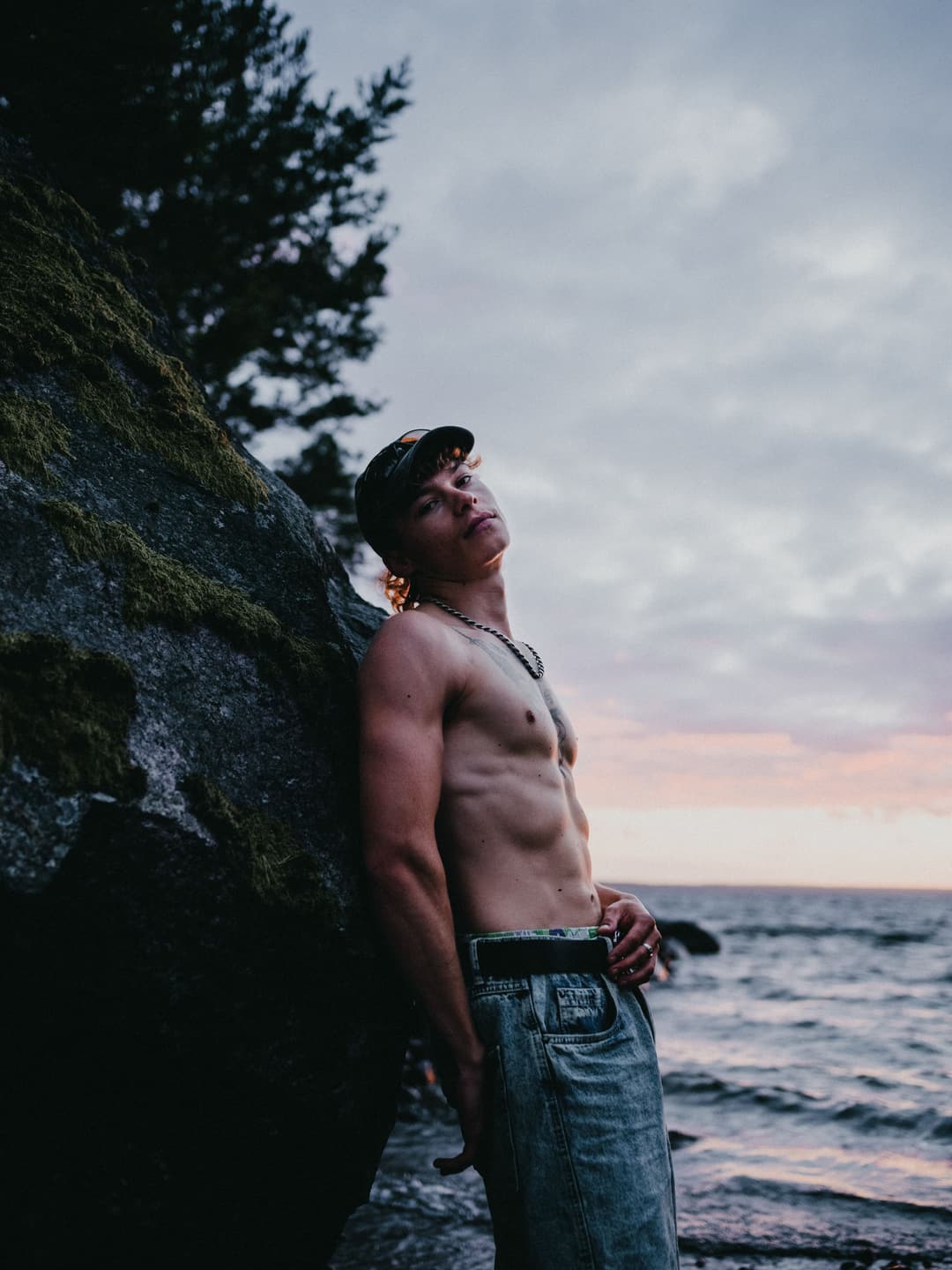 Sweden lake - portrait, editorial, male model - photograph 8 of 26 by Marco Meyer in Tived, Sweden, 2026