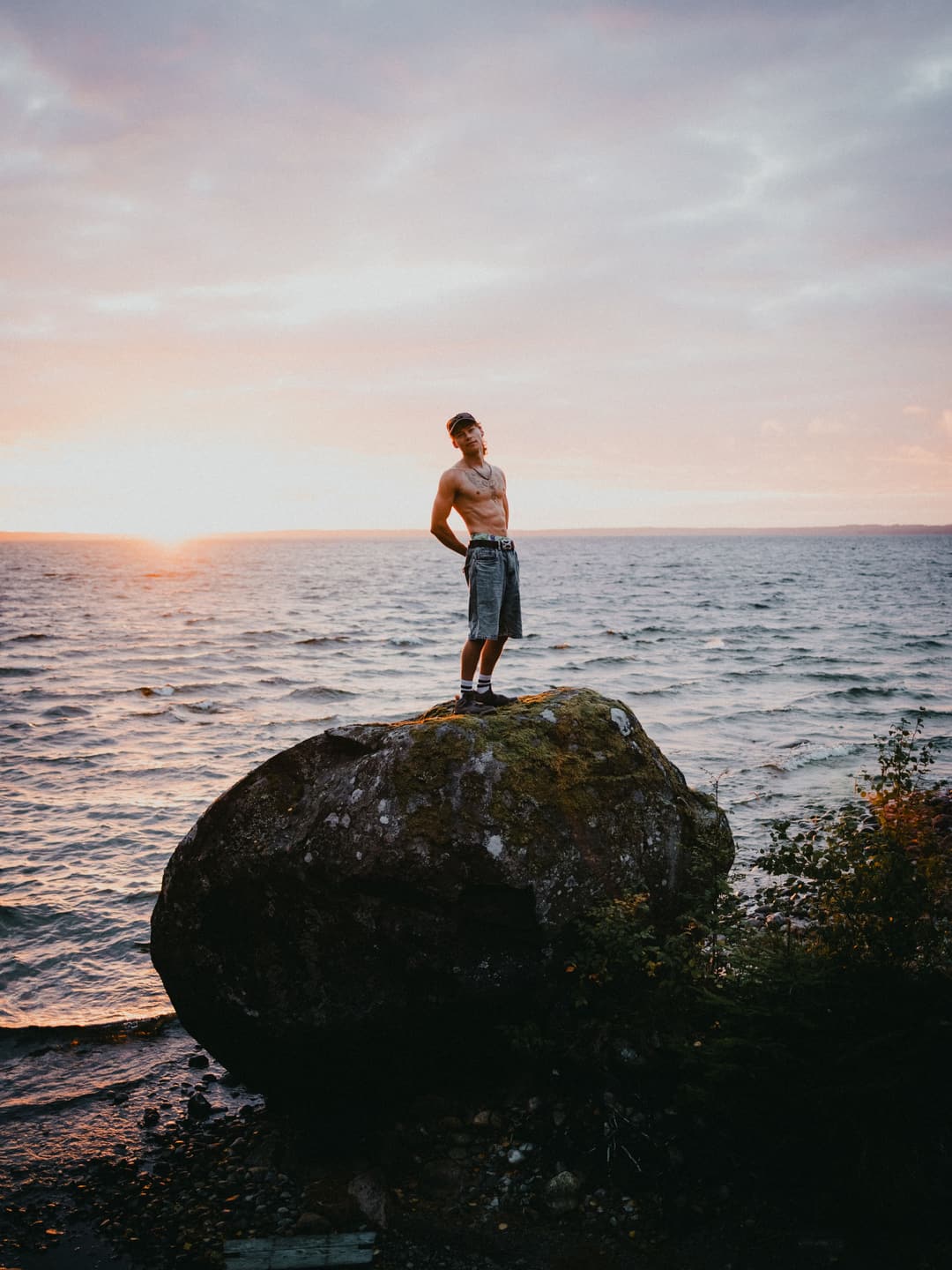 Sweden lake - portrait, editorial, male model - photograph 26 of 26 by Marco Meyer in Tived, Sweden, 2026